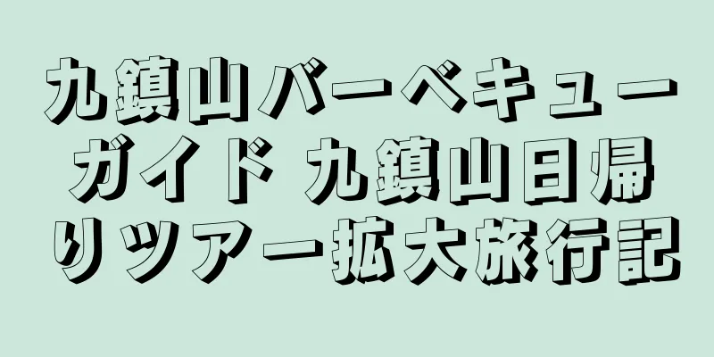 九鎮山バーベキューガイド 九鎮山日帰りツアー拡大旅行記