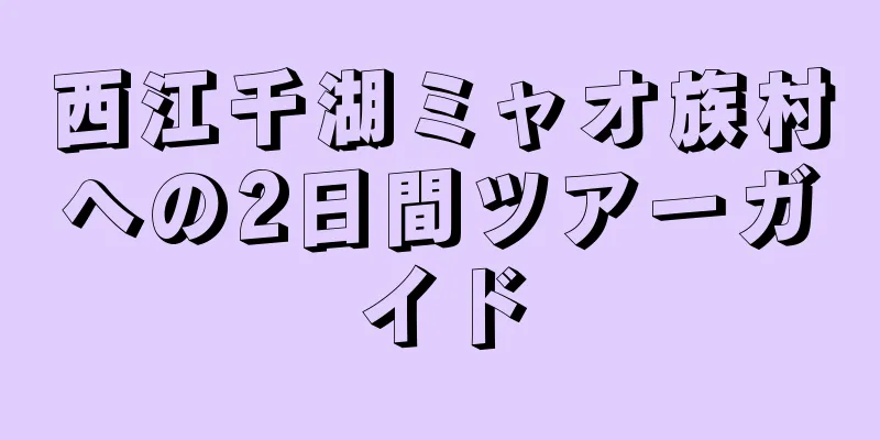 西江千湖ミャオ族村への2日間ツアーガイド
