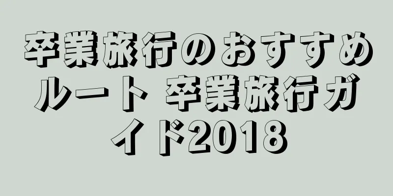 卒業旅行のおすすめルート 卒業旅行ガイド2018