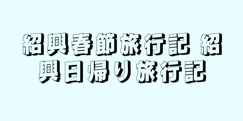 紹興春節旅行記 紹興日帰り旅行記