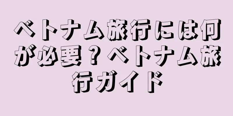 ベトナム旅行には何が必要？ベトナム旅行ガイド