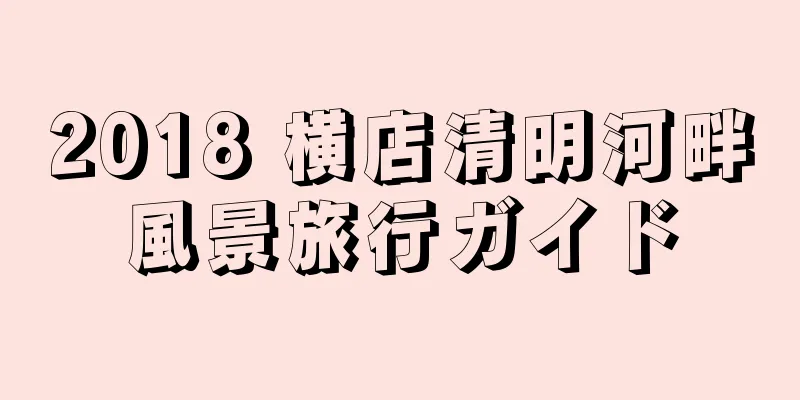 2018 横店清明河畔風景旅行ガイド