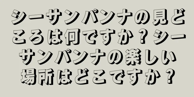 シーサンパンナの見どころは何ですか？シーサンパンナの楽しい場所はどこですか？