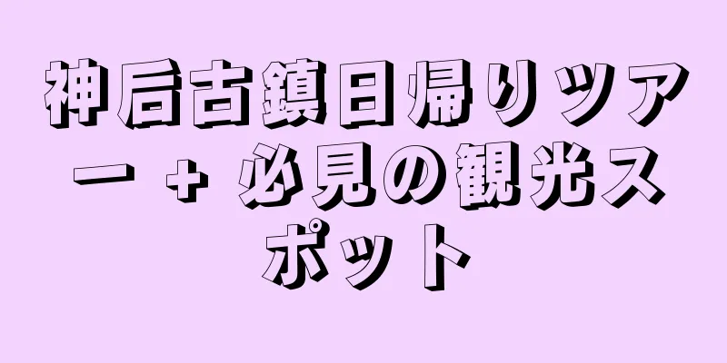 神后古鎮日帰りツアー + 必見の観光スポット