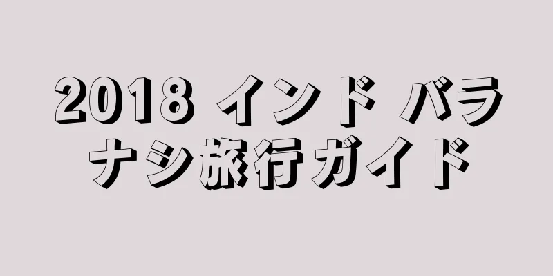 2018 インド バラナシ旅行ガイド