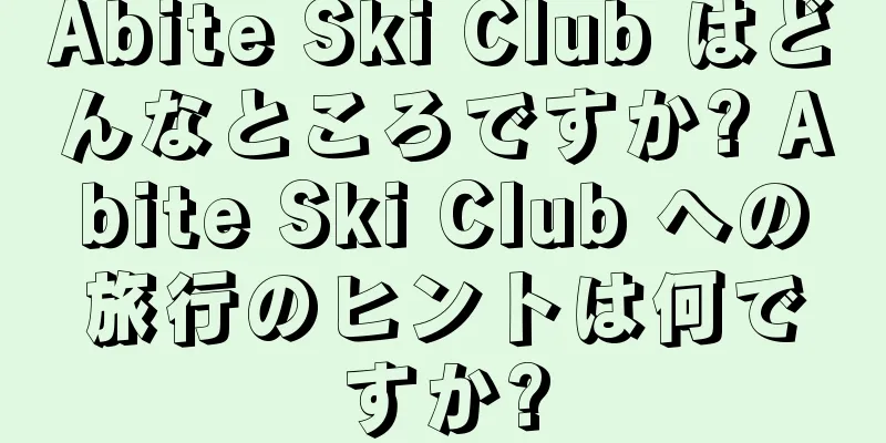 Abite Ski Club はどんなところですか? Abite Ski Club への旅行のヒントは何ですか?