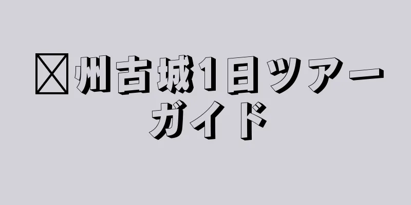 漳州古城1日ツアーガイド