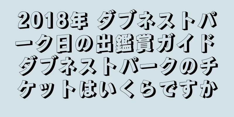 2018年 ダブネストパーク日の出鑑賞ガイド ダブネストパークのチケットはいくらですか