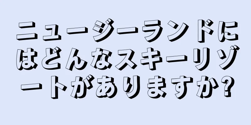 ニュージーランドにはどんなスキーリゾートがありますか?