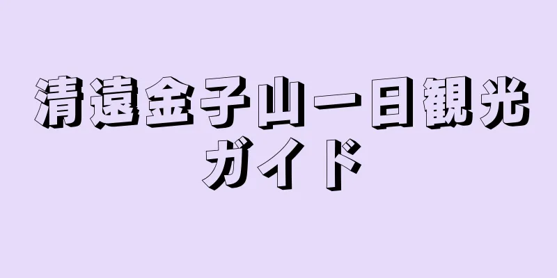 清遠金子山一日観光ガイド