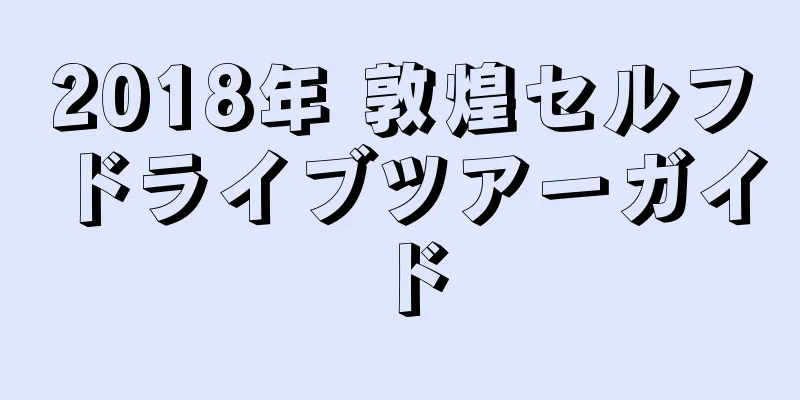2018年 敦煌セルフドライブツアーガイド