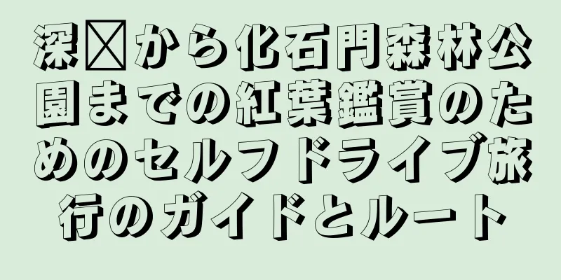 深圳から化石門森林公園までの紅葉鑑賞のためのセルフドライブ旅行のガイドとルート