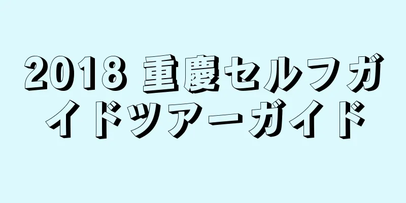 2018 重慶セルフガイドツアーガイド