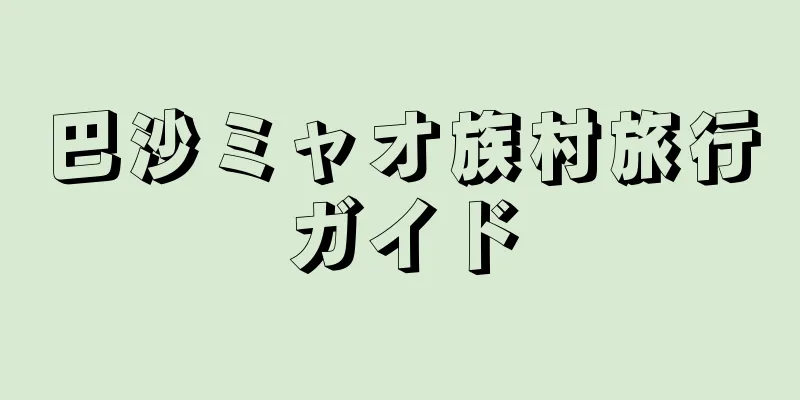 巴沙ミャオ族村旅行ガイド