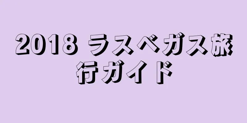 2018 ラスベガス旅行ガイド