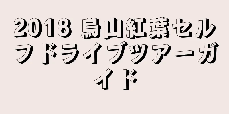 2018 烏山紅葉セルフドライブツアーガイド