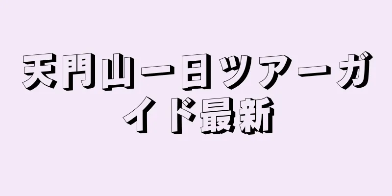 天門山一日ツアーガイド最新