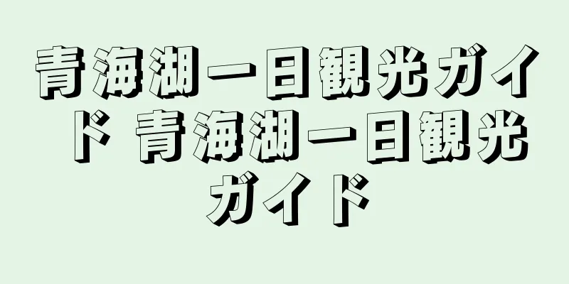 青海湖一日観光ガイド 青海湖一日観光ガイド