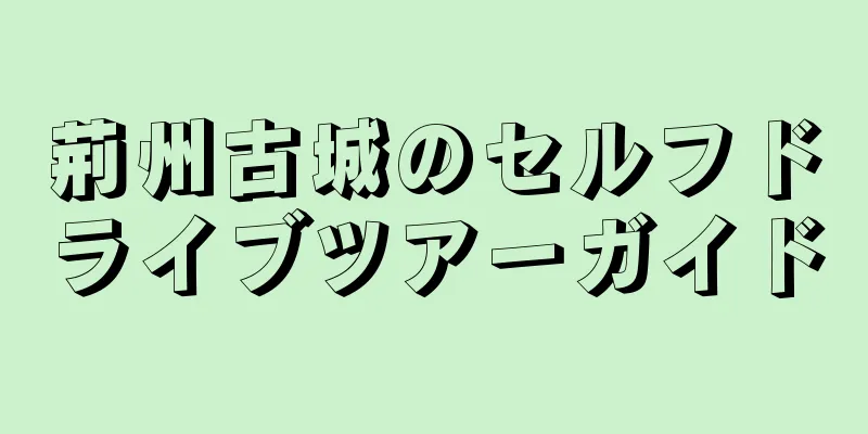 荊州古城のセルフドライブツアーガイド