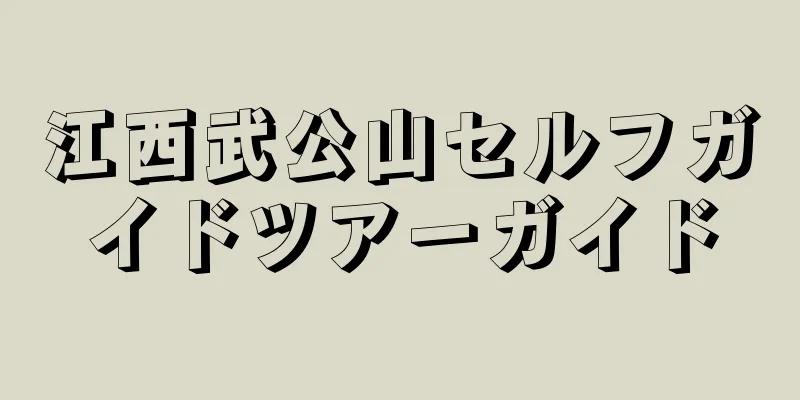 江西武公山セルフガイドツアーガイド
