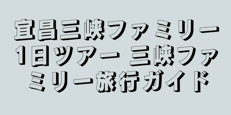 宜昌三峡ファミリー1日ツアー 三峡ファミリー旅行ガイド