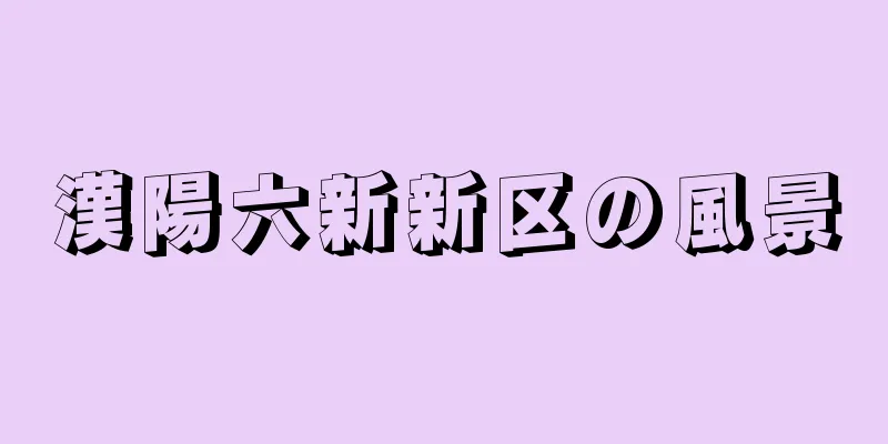 漢陽六新新区の風景