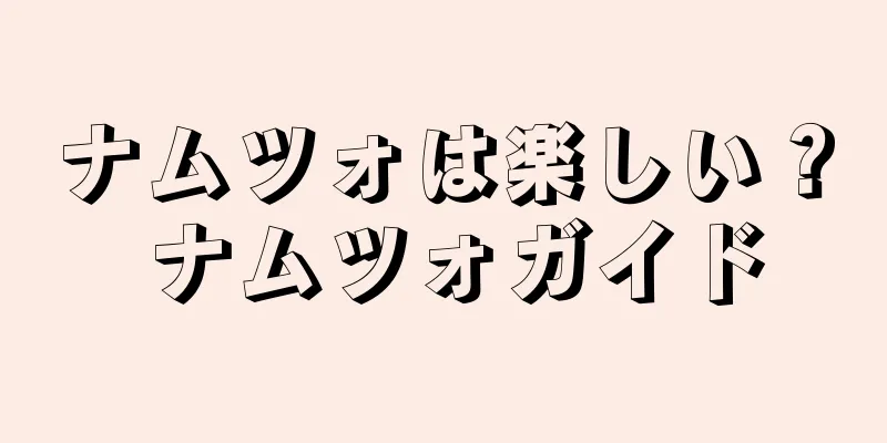 ナムツォは楽しい？ ナムツォガイド