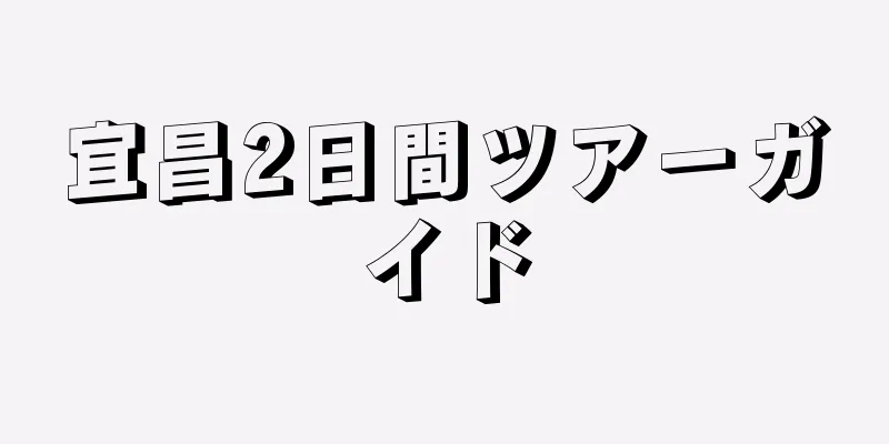宜昌2日間ツアーガイド
