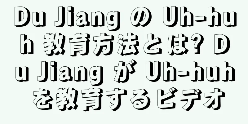 Du Jiang の Uh-huh 教育方法とは? Du Jiang が Uh-huh を教育するビデオ