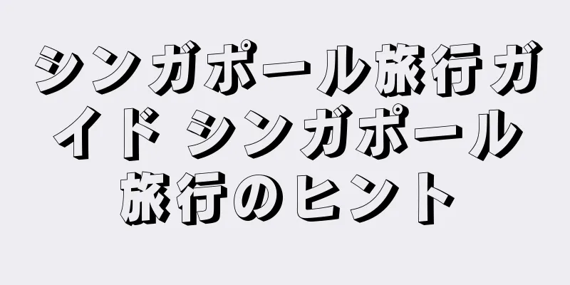 シンガポール旅行ガイド シンガポール旅行のヒント