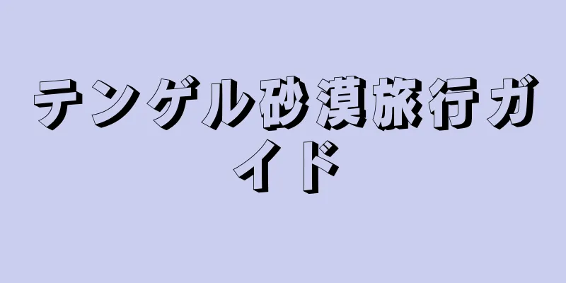 テンゲル砂漠旅行ガイド