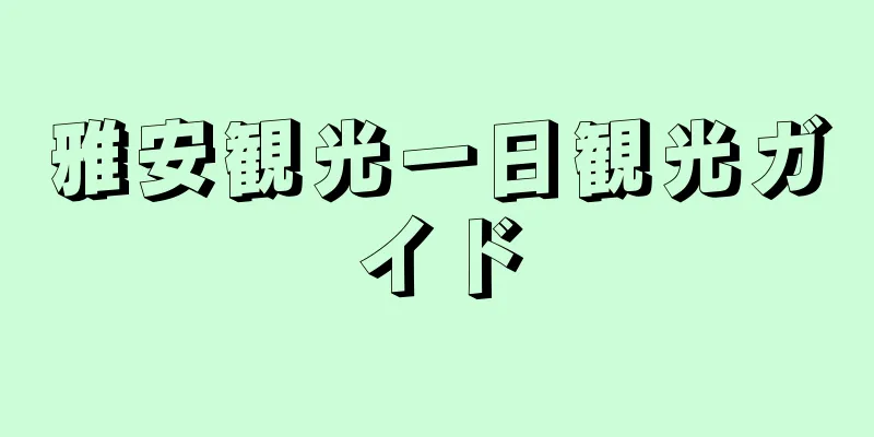 雅安観光一日観光ガイド