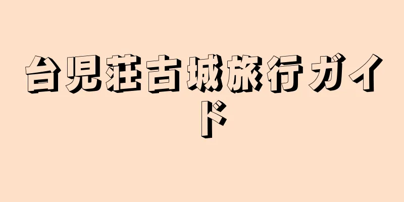 台児荘古城旅行ガイド
