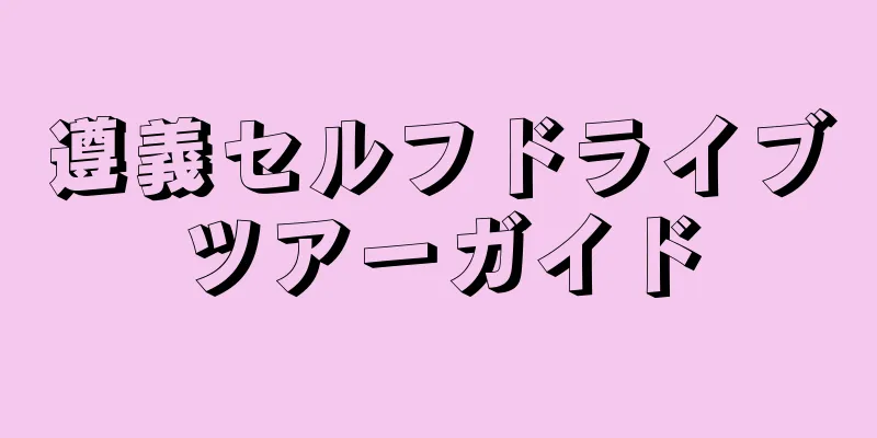 遵義セルフドライブツアーガイド
