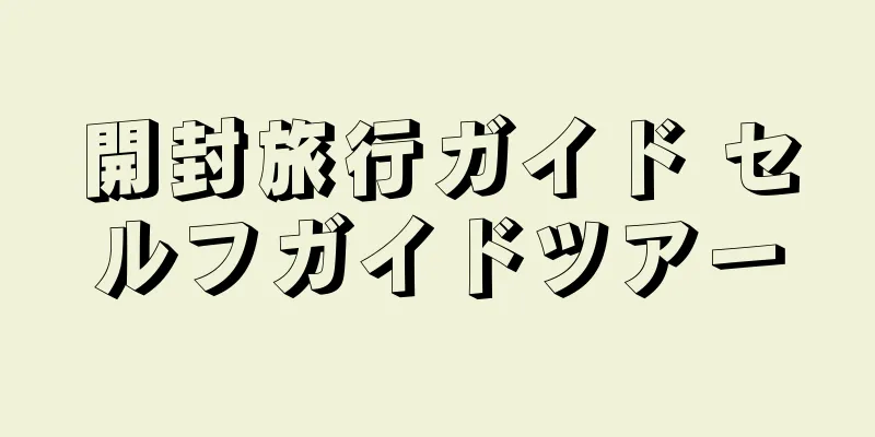 開封旅行ガイド セルフガイドツアー