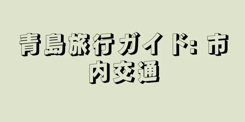 青島旅行ガイド: 市内交通