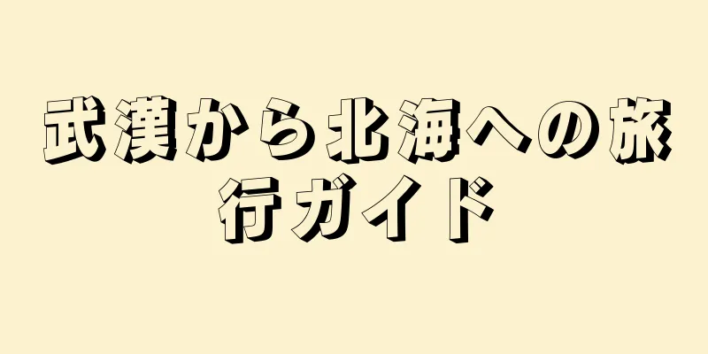 武漢から北海への旅行ガイド