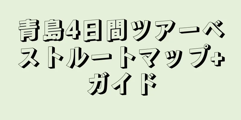 青島4日間ツアーベストルートマップ+ガイド