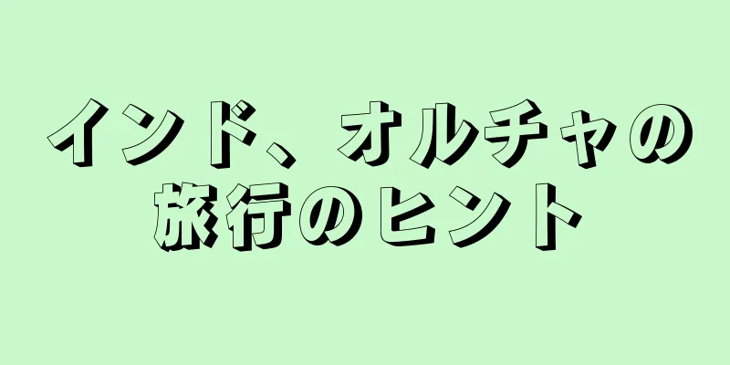 インド、オルチャの旅行のヒント