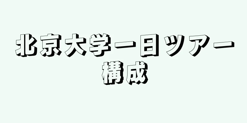 北京大学一日ツアー構成