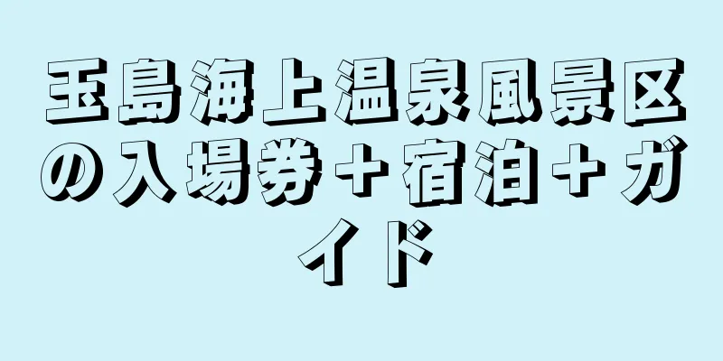 玉島海上温泉風景区の入場券＋宿泊＋ガイド