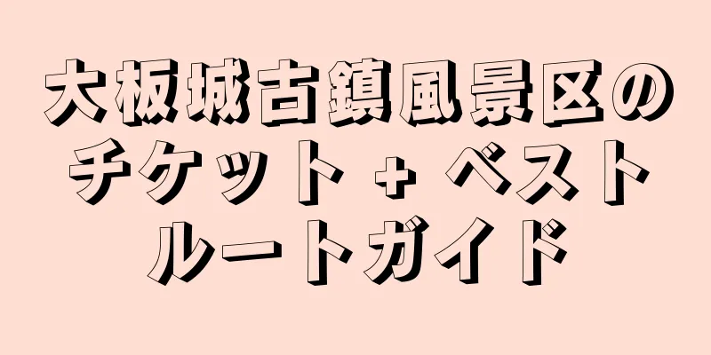 大板城古鎮風景区のチケット + ベストルートガイド
