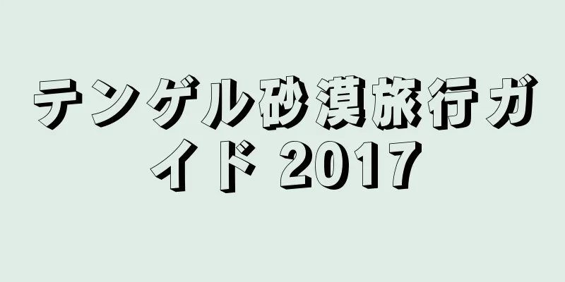 テンゲル砂漠旅行ガイド 2017