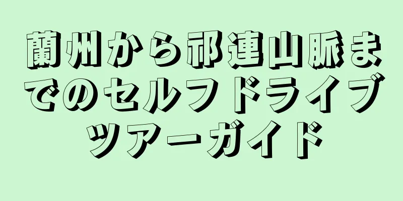蘭州から祁連山脈までのセルフドライブツアーガイド