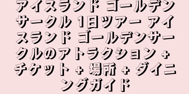 アイスランド ゴールデンサークル 1日ツアー アイスランド ゴールデンサークルのアトラクション + チケット + 場所 + ダイニングガイド