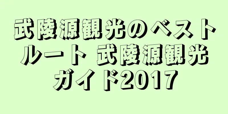 武陵源観光のベストルート 武陵源観光ガイド2017
