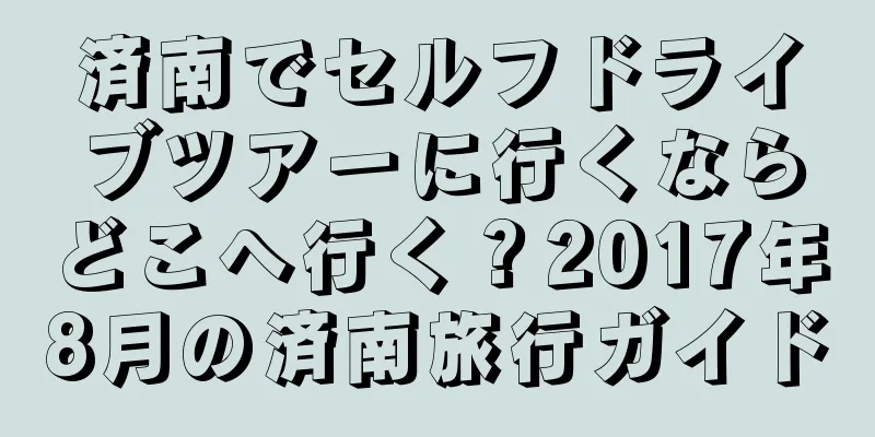 済南でセルフドライブツアーに行くならどこへ行く？2017年8月の済南旅行ガイド