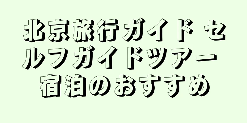 北京旅行ガイド セルフガイドツアー 宿泊のおすすめ