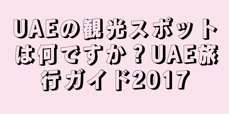 UAEの観光スポットは何ですか？UAE旅行ガイド2017