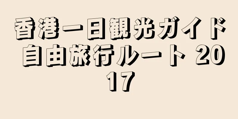 香港一日観光ガイド 自由旅行ルート 2017
